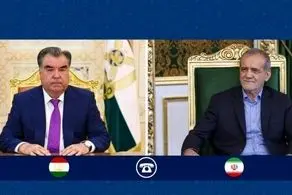 روسای جمهور ایران و تاجیکستان عید سعید فطر و عید نوروز را به یکدیگر و مردم دو کشور تبریک گفتند 