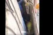 ویدئویی از لحظه نجات نوجوان تبریزی  که در میان دو دیوار گرفتارشده بود!