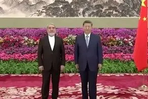 عبدالرضا رحمانی فضلی استوارنامه خود را تقدیم شی جی پینگ کرد