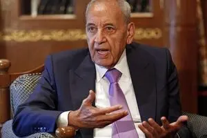 رئیس مجلس لبنان سینی به دست از قالیباف پذیرایی کرد! + ببینید  