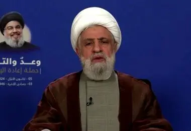 شیخ نعیم قاسم از مردم ایران تشکر ویژه کرد
