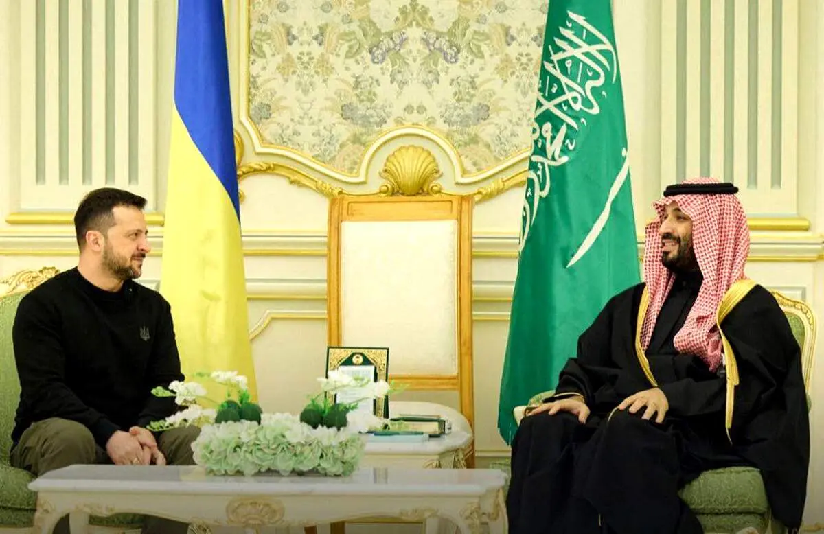 تماس تلفنی زلنسکی با بن‌ سلمان