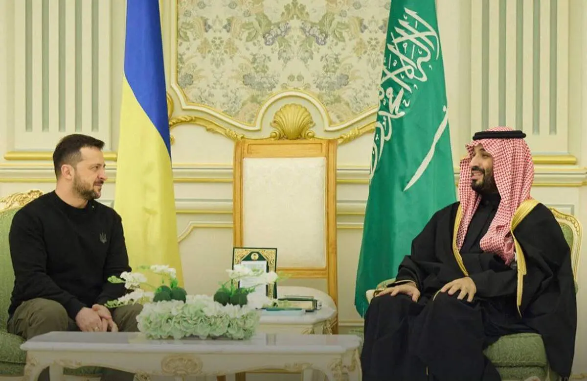 تماس تلفنی زلنسکی با بن‌ سلمان