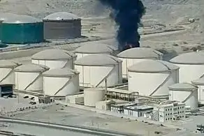 آتش‌سوزی در میدان نفتی الفجیره امارات