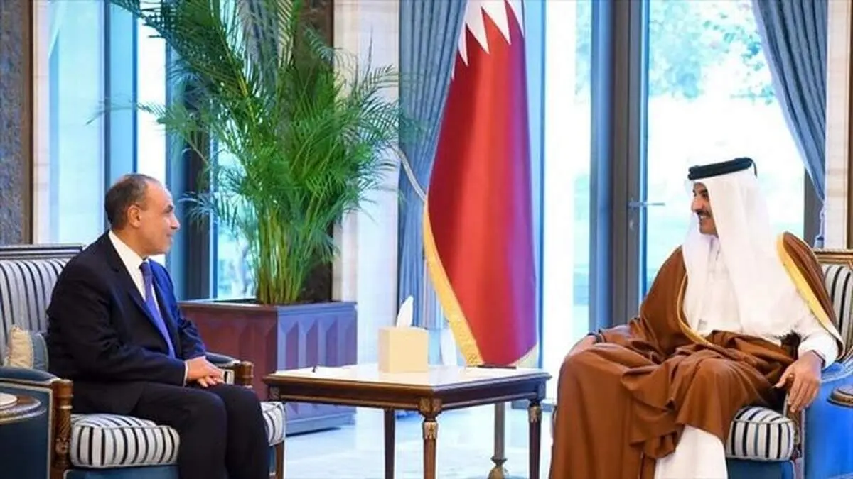 امیر قطر و وزیر خارجه مصر بر پایان جنگ در منطقه تاکید کردند 