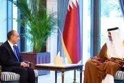 امیر قطر و وزیر خارجه مصر بر پایان جنگ در منطقه تاکید کردند 