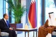 امیر قطر و وزیر خارجه مصر بر پایان جنگ در منطقه تاکید کردند 