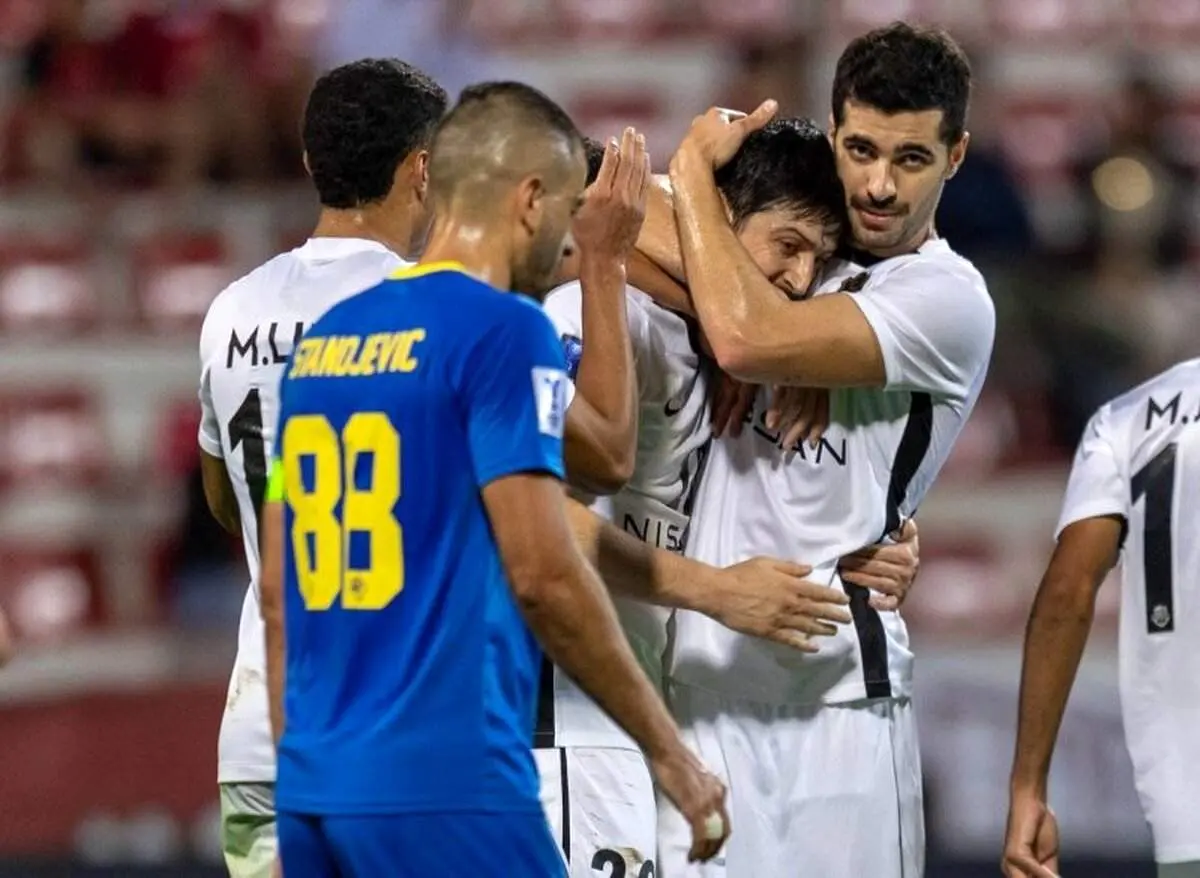 خلاصه بازی شباب الاهلی 3 - نسف قارشی 2  + فیلم

