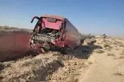 واژگونی اتوبوس در اتوبان تهران- زنجان/ جزئیات