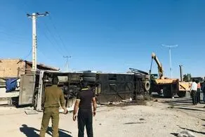 وقوع تصادف دلخراج اتوبوس و تریلی در یزد/ شمار کشته‌ها و مجروحان اعلام شد