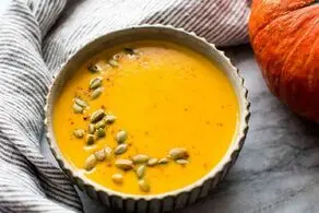 طرز تهیه سوپ کدو حلوایی؛ سوپ خوشمزه فصل پاییز
