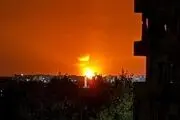 انفجار مهیب در نزدیک فرودگاه بین المللی سوریه 