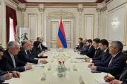 دیدار وزیر امور خارجه با رئیس مجلس ملی ارمنستان 
