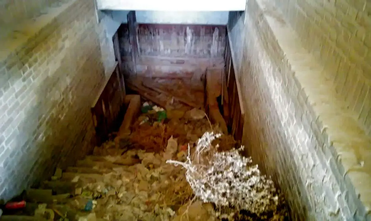 کشف یک تونل مربوط به جنگ جهانی دوم در زیر محوطه راه آهن  اهواز+ عکس