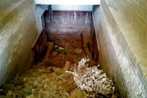 کشف یک تونل مربوط به جنگ جهانی دوم در زیر محوطه راه آهن  اهواز+ عکس