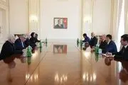 قالیباف با الهام علی اف دیدار کرد 
