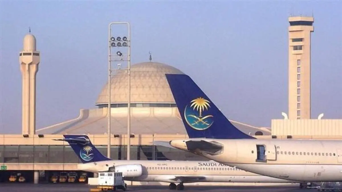 فرودگاه ریاض تعطیل شد 