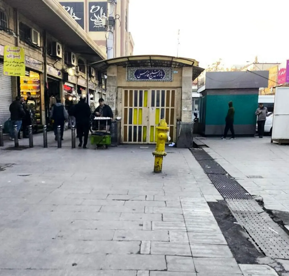 نحوه فعالیت بازارهای تهران در ۱۷ دی ماه در پی اعتراضات مردم 