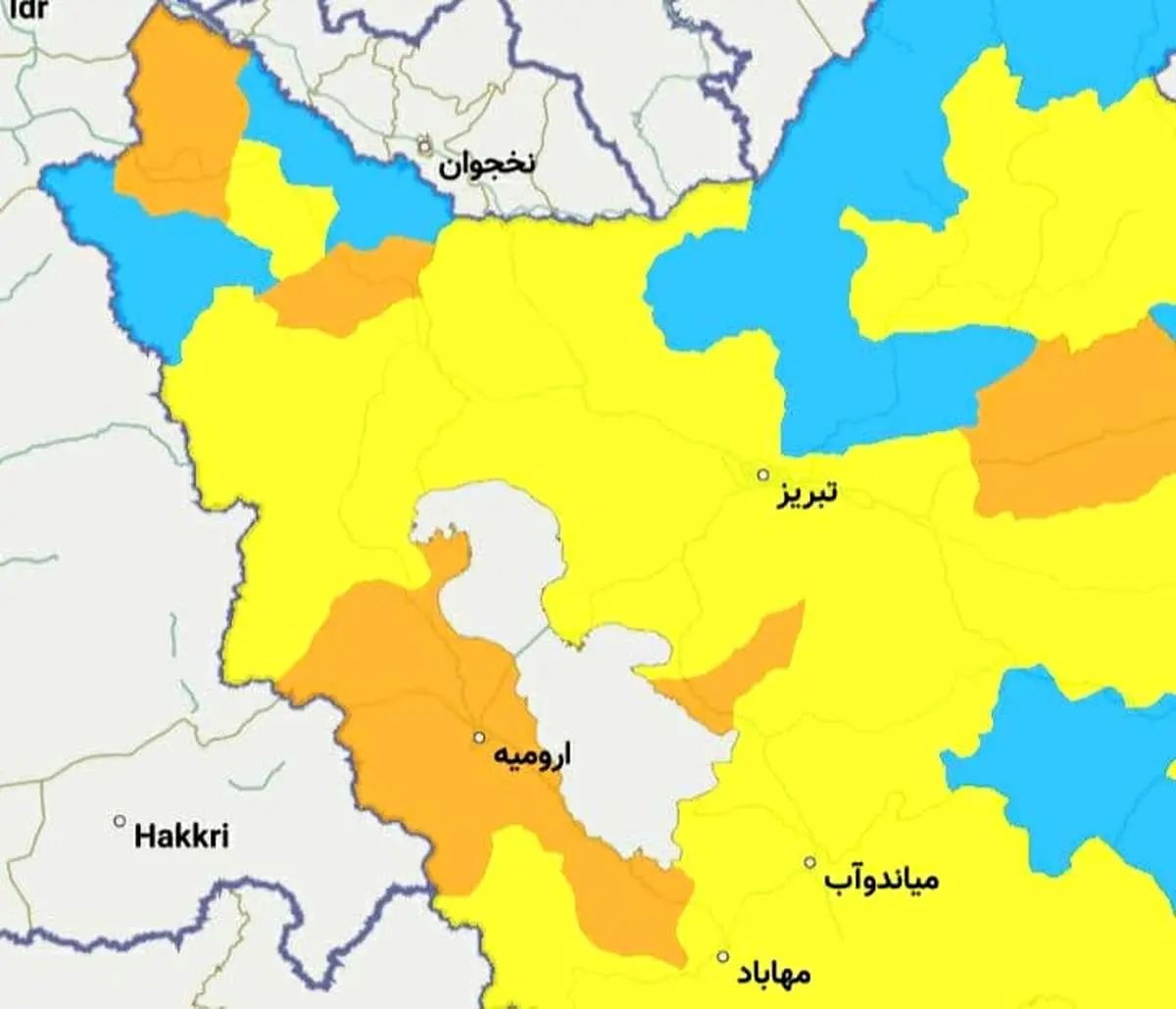 اسامی شهرهای ممنوعه استان آذربایجان غربی برای سفر نوروزی 1400