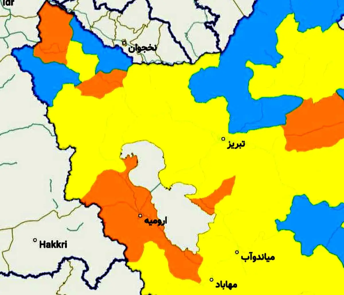 اسامی شهر‌های ممنوعه استان آذربایجان غربی برای سفر نوروزی 1400