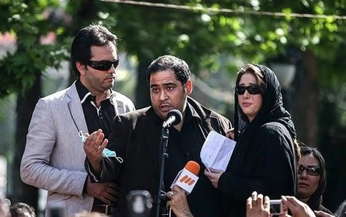 2 قالب غم انگیز از غزل بدیعی در بهشت زهرا با رضا و برای رضا داودنژاد/ تصاویر