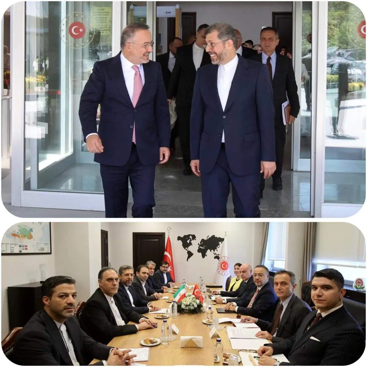 دیدار معاونان وزرای خارجه ایران و ترکیه در آنکارا