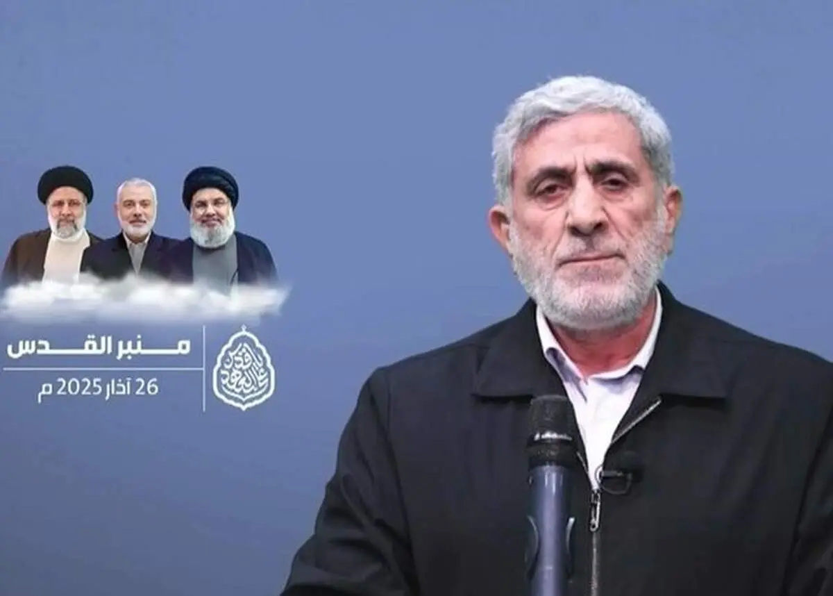 سردار قاآنی: ایران کما فی السابق در کنار فلسطین می ایستد 