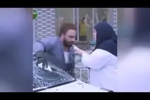 ویدیو| صحنه منشوری و سانسور شده «رضا عطاران» در کنار خانم بازیگر!/ هنرمند معروف چرا این کار را کرد؟