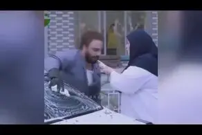 ویدیو| صحنه منشوری و سانسور شده «رضا عطاران» در کنار خانم بازیگر!/ هنرمند معروف چرا این کار را کرد؟