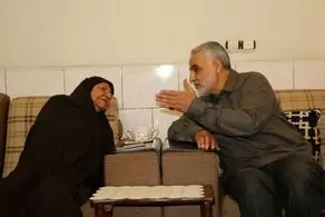 عکس دیده نشده از مادر اسحاق جهانگیری و سردار سلیمانی+عکس 