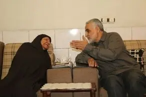 عکس دیده نشده از مادر اسحاق جهانگیری و سردار سلیمانی+عکس 
