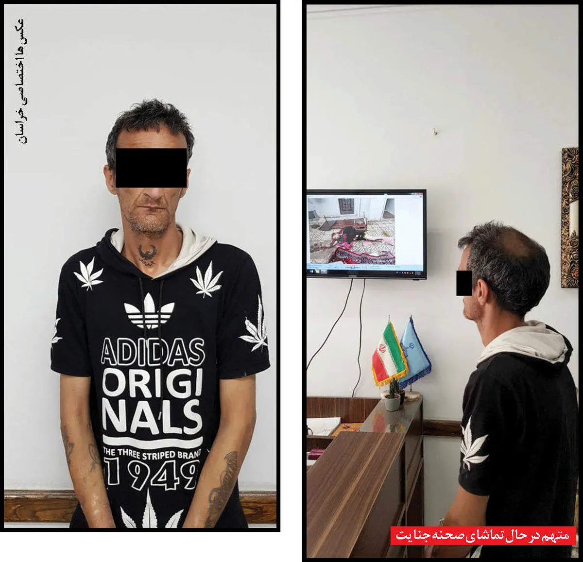 قتل خشن با ضربات سنگ و تکهای از آسفالت+عکس قاتل