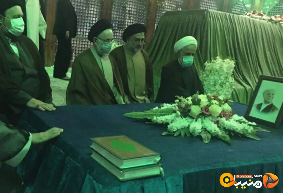 حضور سیدمحمد خاتمی بر مزار امام خمینی و هاشمی رفسنجانی+ عکس
