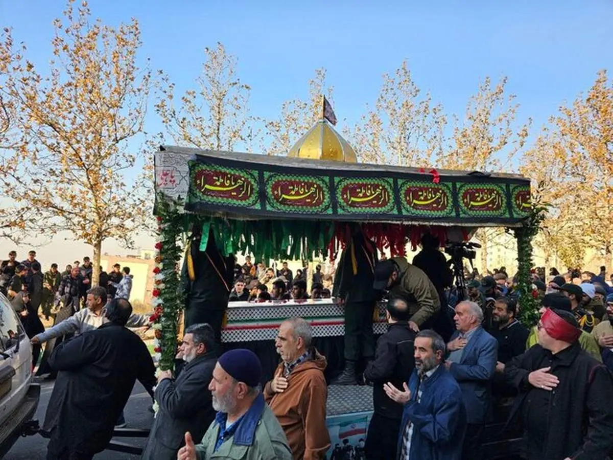 تشییع پیکر حاج هاشم مستشار ارشد نظامی سپاه + عکس