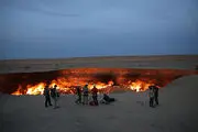 «دروازه جهنم» درحال بسته شدن است/ گودال مرموزی که همچنان جان می‌گیرد!