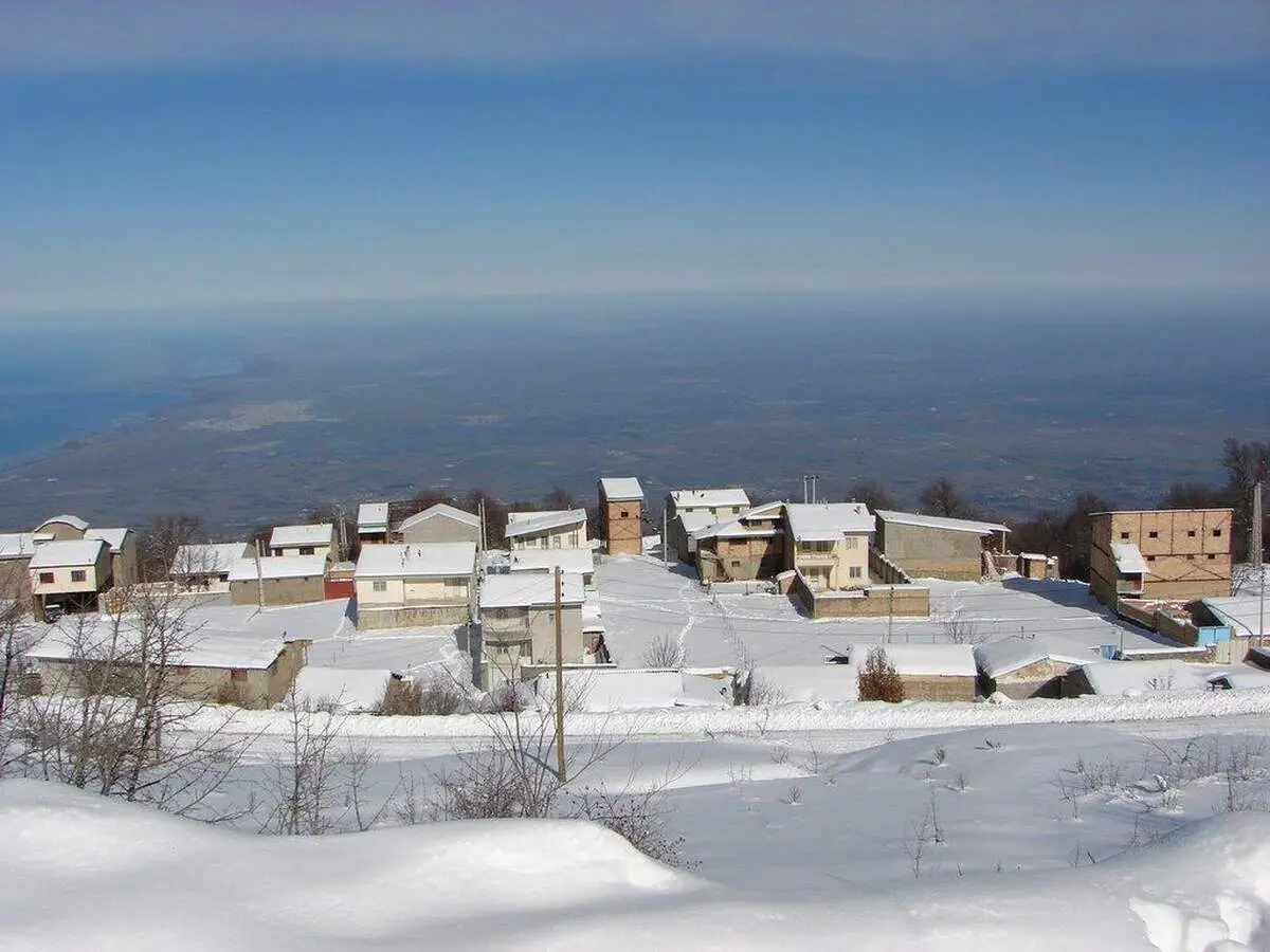 اَبرگردی در این روستای بی نظیر ایرانی