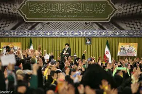 معنای حدیث نصب شده در دیدار امروز رهبر انقلاب