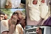 عکس دردناک از دوقلوهای غزه‌ای که شهید شدند + ببینید 