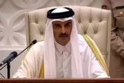 گفت‌وگوی امیر قطر و هیات حماس در مورد مذکرات آتش‌بس در غزه
