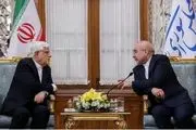 دیدار نوروزی محمدرضا عارف و قالیباف 