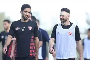 ببینید وضعیت عجیب سروش رفیعی در تمرین پرسپولیس!