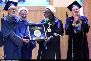 لباس عجیب حدادعادل و وزیر ارشاد + ببینید 