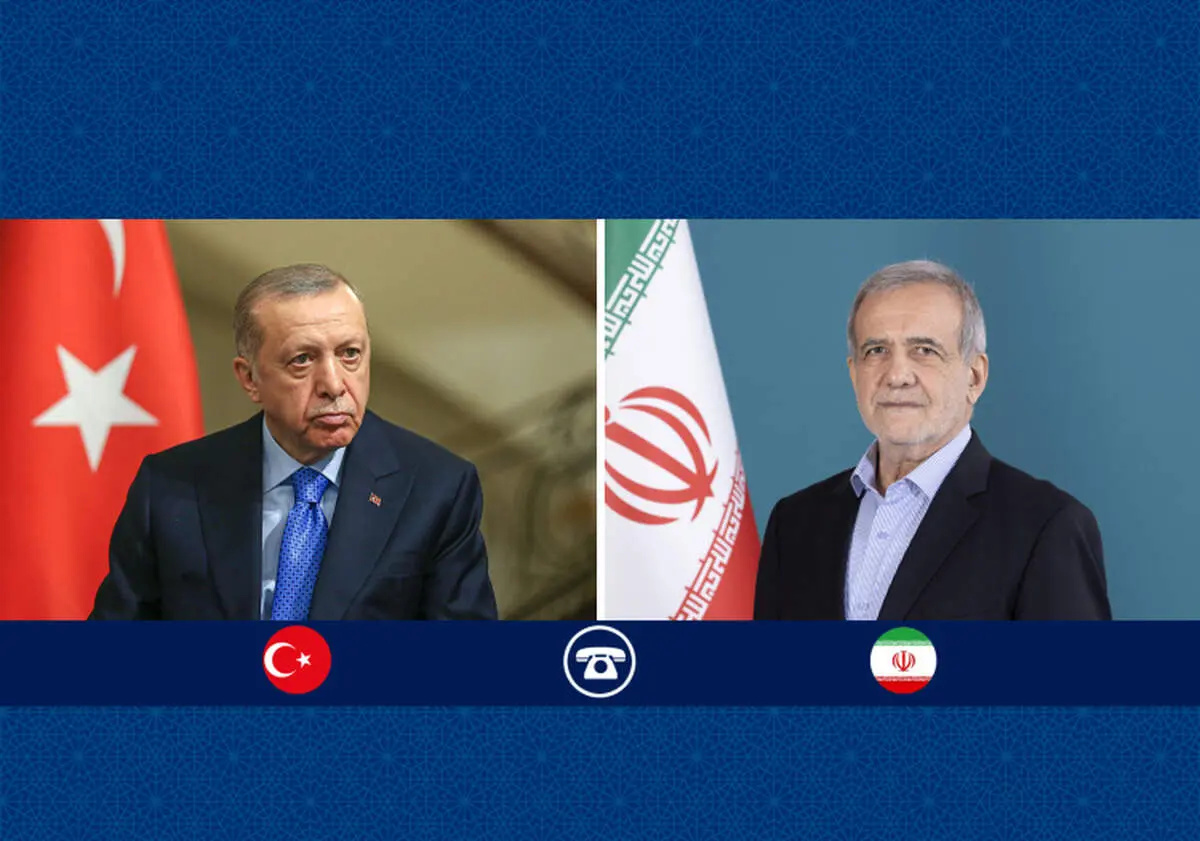 تماس تلفنی مسعود پزشکیان با رجب طیب اردوغان 