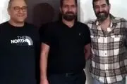 حضور شهاب حسینی و رامبد جوان در منزل شهید عجمیان برای جلب رضایت / واکنش تند پدر شهید + عکس