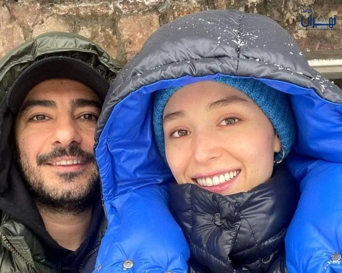  نوید محمدزاده و فرشته حسینی با عجیب ترین استایل عکس منتشر کردند/ ببینید