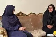 فاطمه مهاجرانی با همسر دانشمند شهید دیدار کرد
