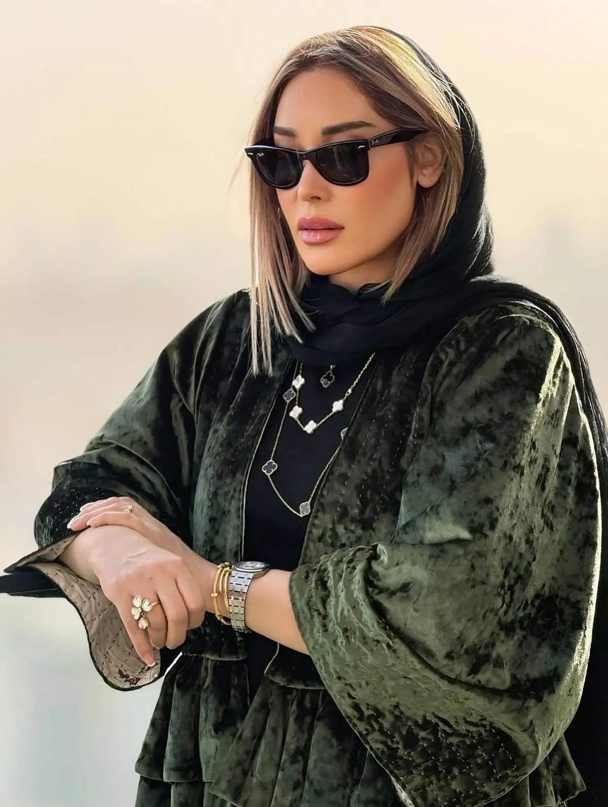 مدلینگ سارا منجزی‌پور با استایل خاص/ ببینید
