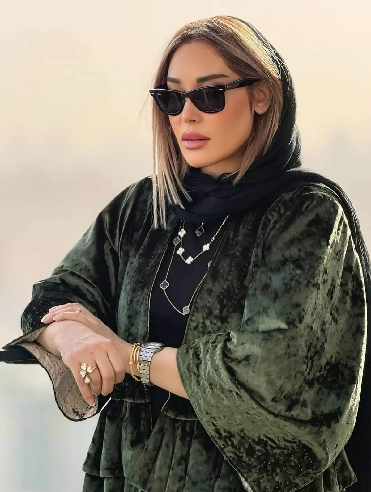 مدلینگ سارا منجزی‌پور با استایل خاص/ ببینید