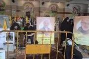 پیکر فرماندهانِ شهید حزب‌الله به خاک سپرده شد 