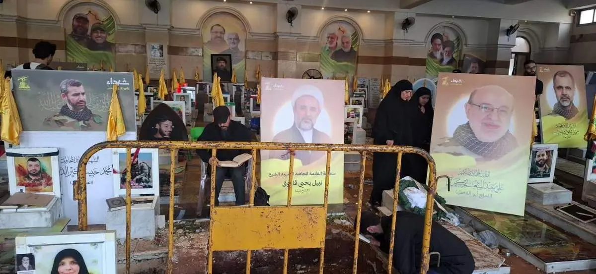 پیکر فرماندهانِ شهید حزبالله به خاک سپرده شد